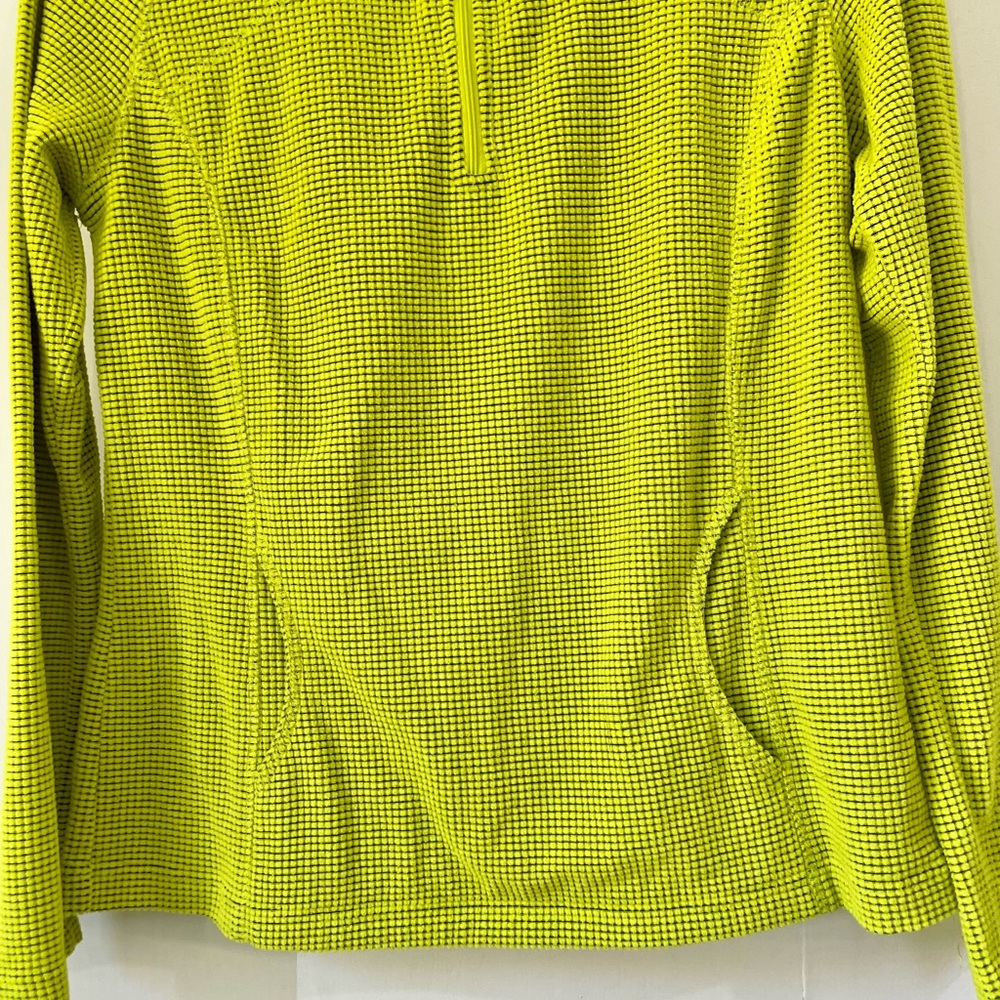 ππ DONATED Tangerine Bright Green Quarterzip - Picture 4 of 8